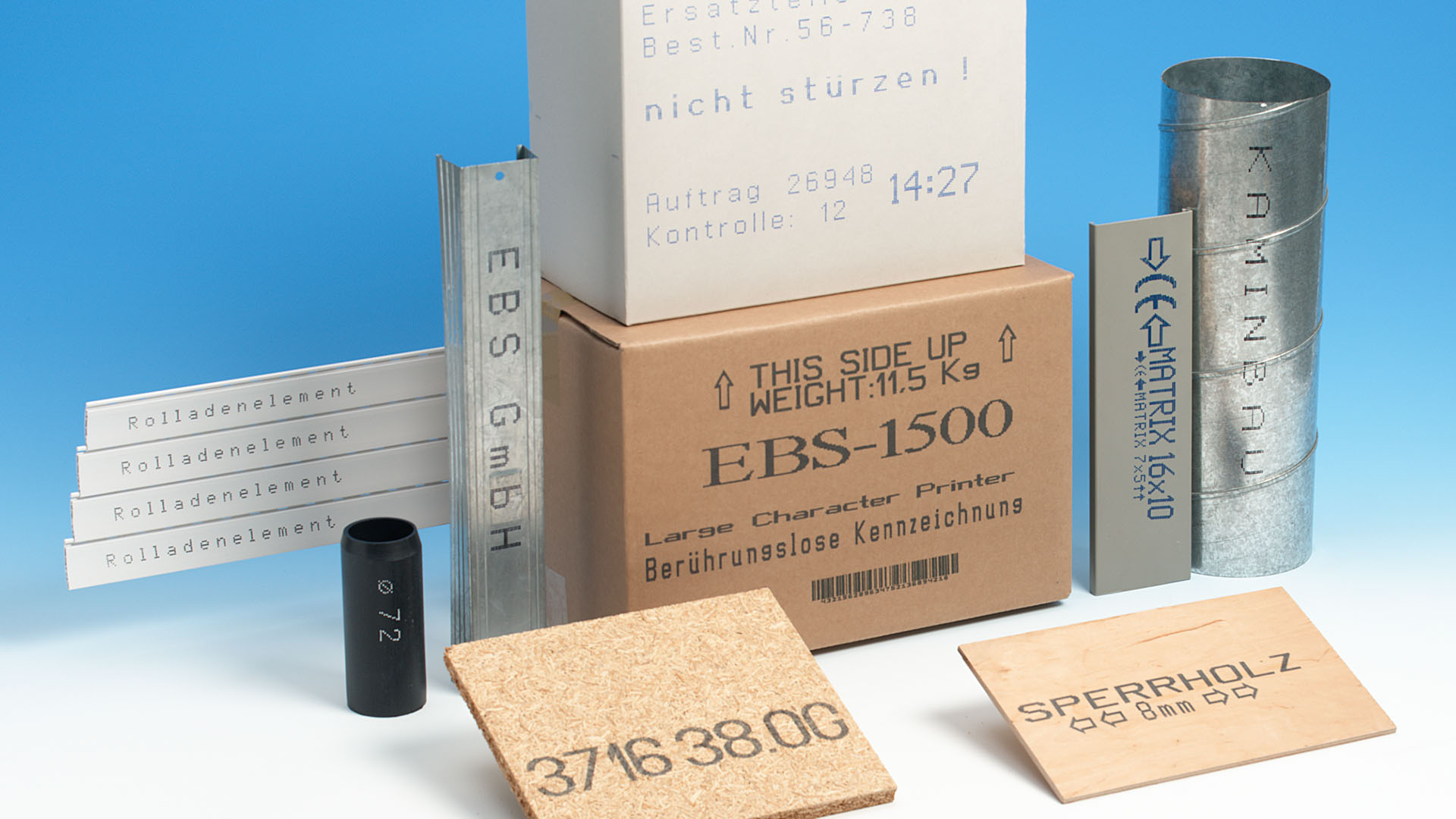EBS-1500 - EBS Ink-Jet Systems Poland Sp. z o.o. Znakowanie kartonów i opakowań tekturowych
