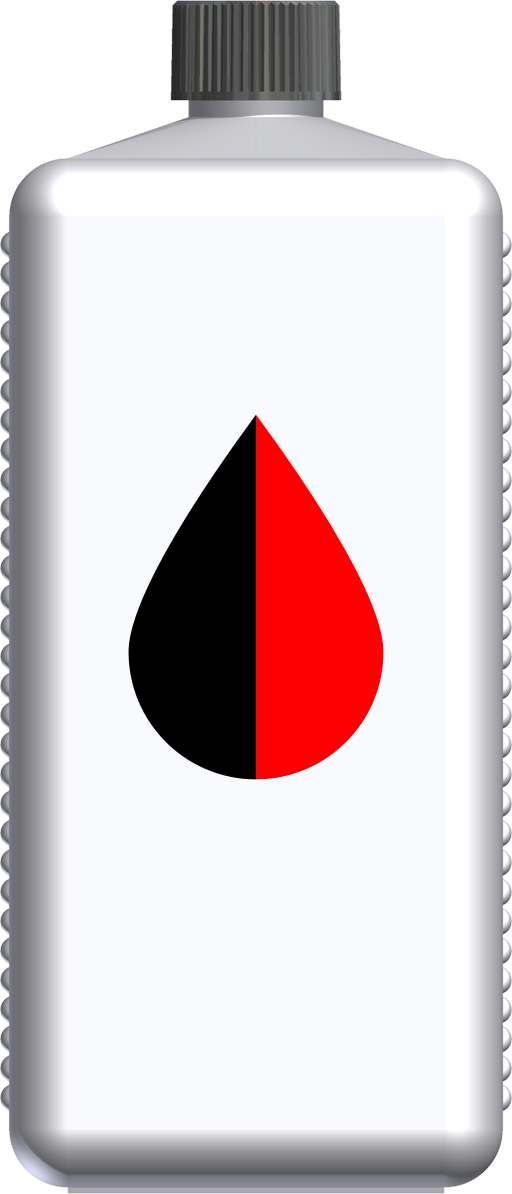 T230044 - butelka 1l czerwona czarna