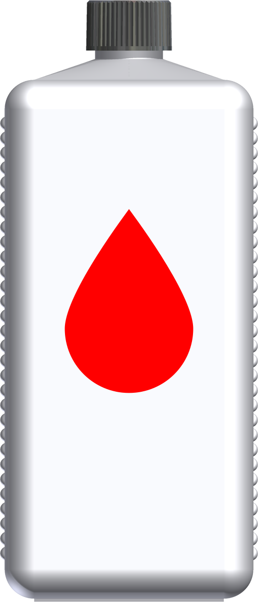 T232018 - butelka 1l czerwona