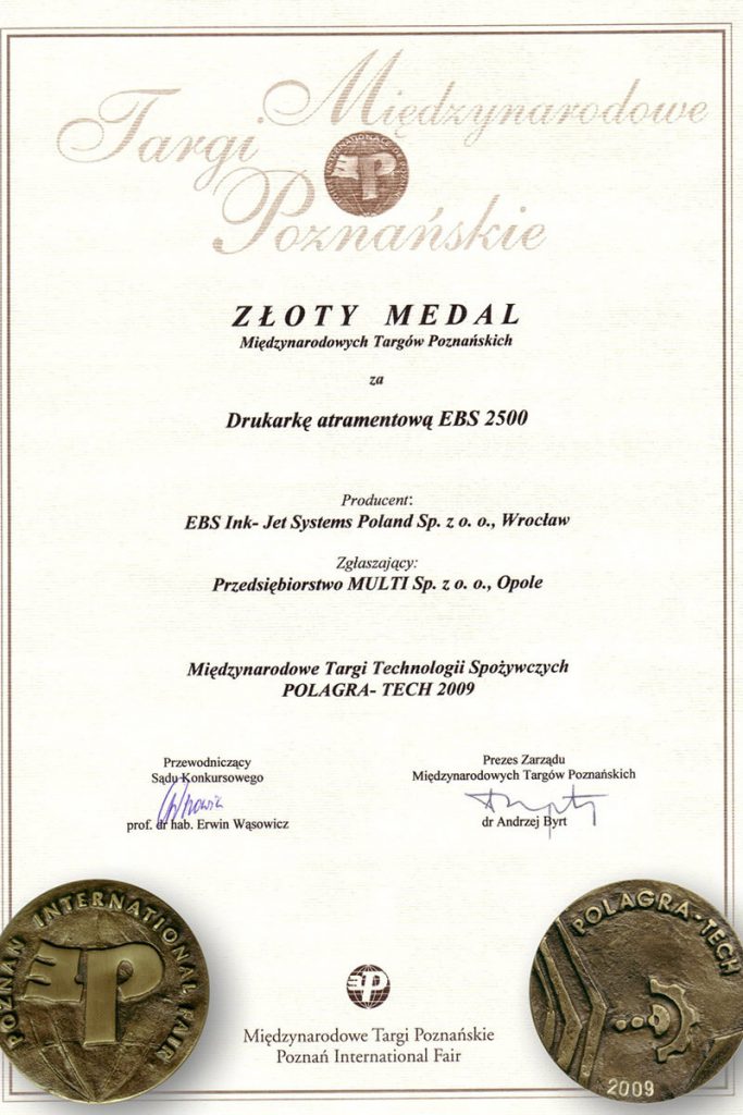 Profil firmy - Profil firmy certyfikaty ebs 0003 EBS 2500 Dyplom z medalami MTP1230x1748150dpiPL