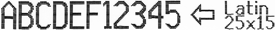 EBS-6900 - EBS Ink-Jet Systems Poland Sp. z o.o. EBS-6900 - Latin 25x15 1