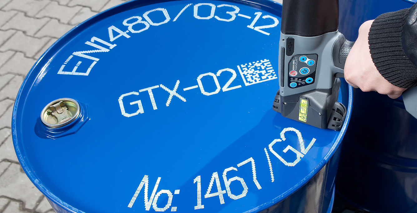 EBS-260 - EBS Ink-Jet Systems Poland Sp. z o.o. Handjet® EBS-260 nadruk na metalu