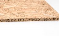 Znakowanie drewna i powierzchni drewnopodobnych. - znakowanie drewna Handjet EBS 260 wydruk na płycie wiórowej DSC00002