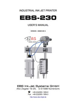 Biblioteka - biblioteka EBS 230 Users manual20080512v1 1 EN miniature