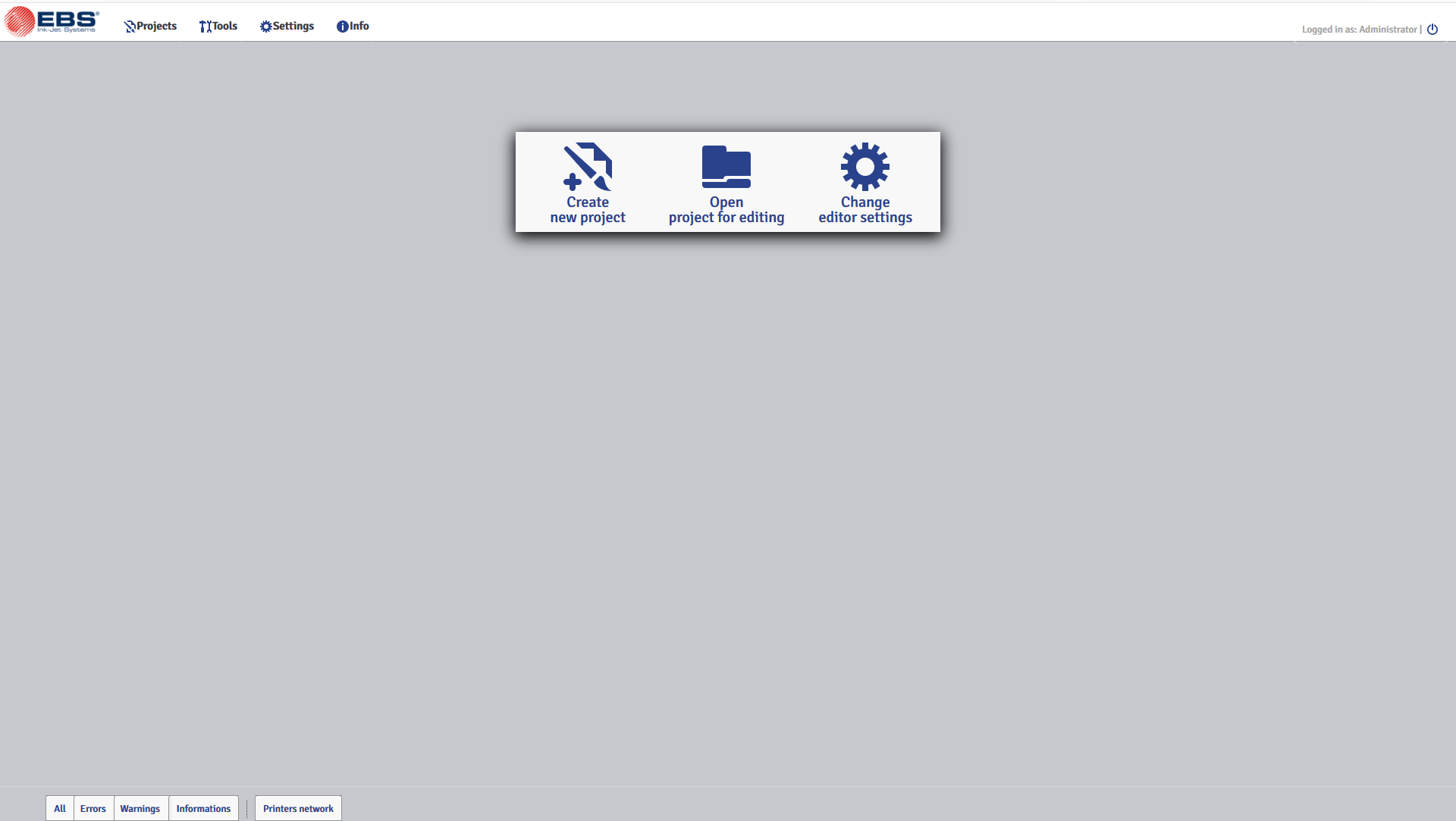 EBS Web User Interface - EBS Ink-Jet Systems Poland Sp. z o.o. EBS Web User Interface - EBS Web EBS Web User Interface main