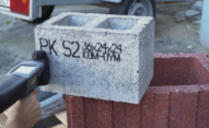 Znakowanie betonu i prefabrykatów betonowych - Handjet EBS 260 znakowanie prefabrykatow betonowych 10