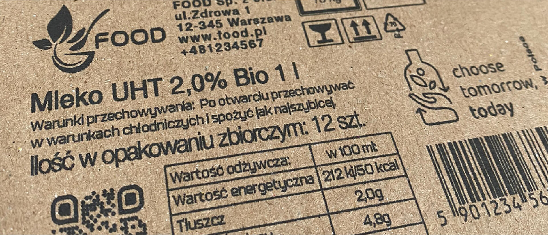 Druk bezpośredni na kartonie w technologii Hi-Res.